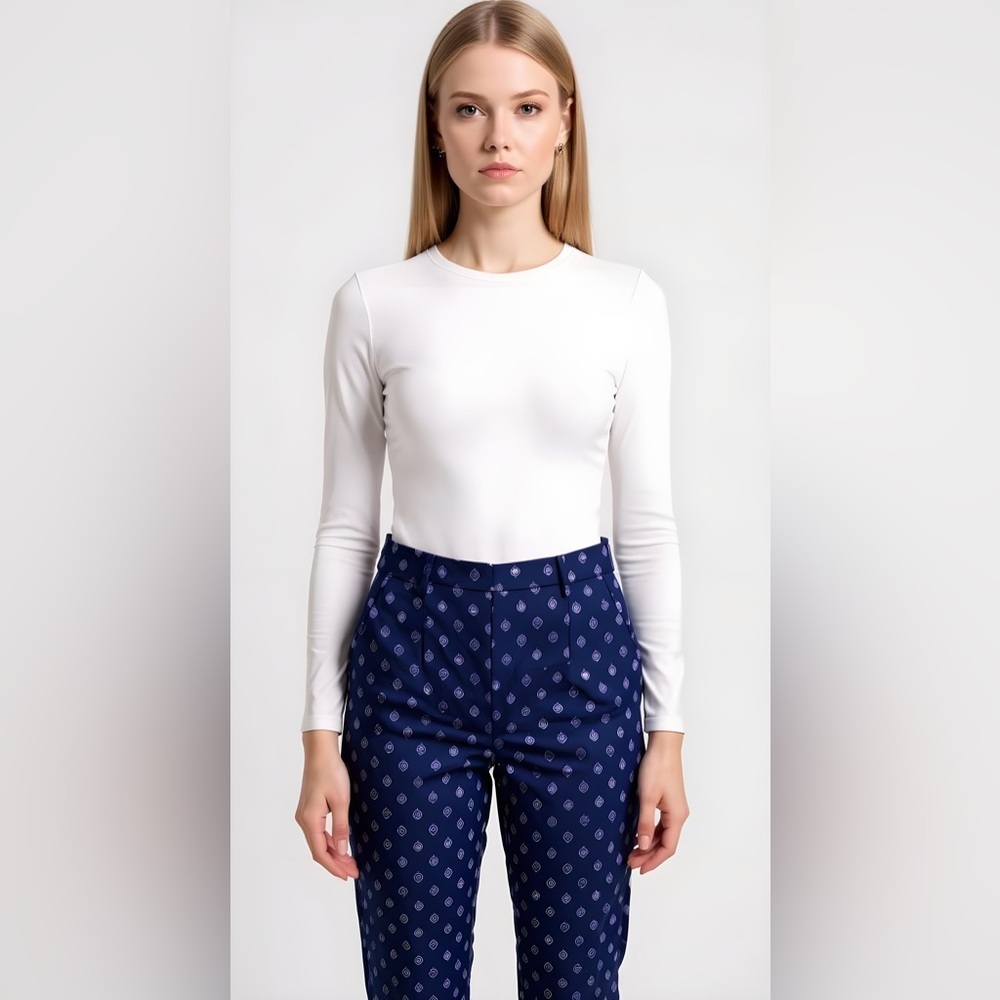 RLX Ralph Lauren polka-dot stretch‎ Fitted pants12 P